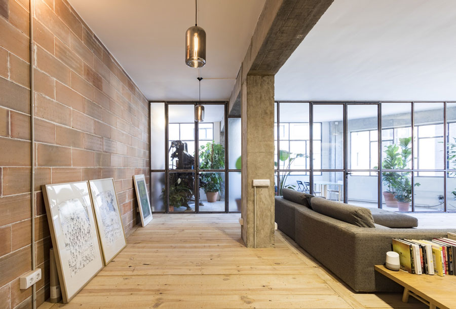 Industrieel loft appartement van 180m2 in Barcelona Industrieel loft appartement van 180m2 in Barcelona