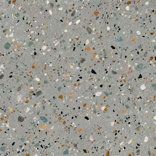 keuken achterwand tegels terrazzo donkergrijs