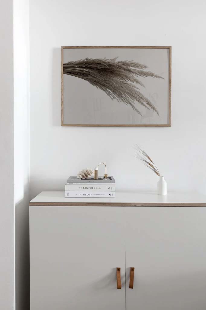 keuken schilderij poster houten lijst coco lapine pampas