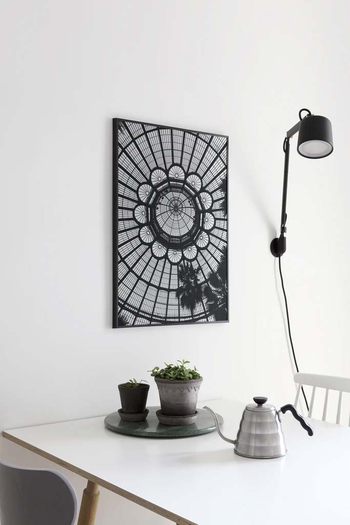 keuken schilderij poster jardin eettafel