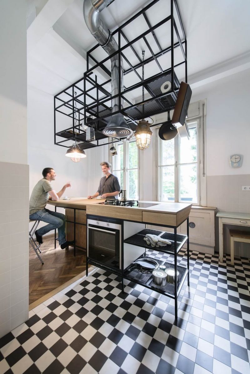 Keuken stijlmix modern, industrieel en klassiek