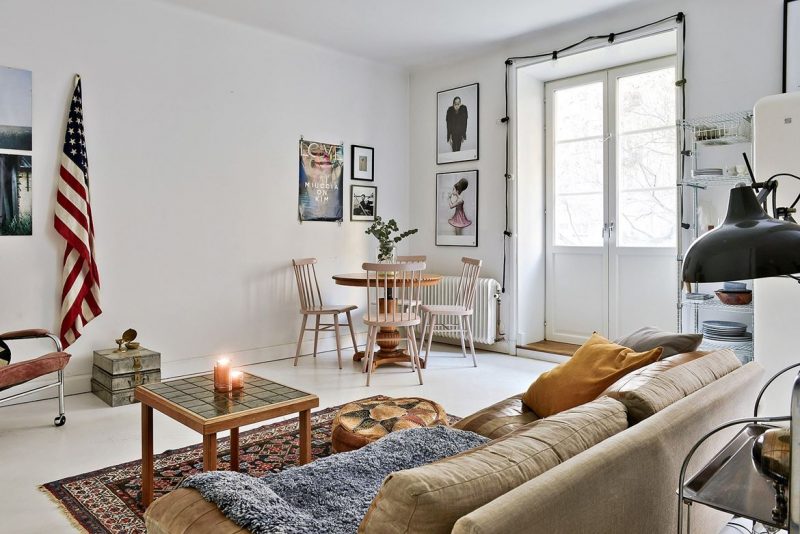 Klein maar ruimtelijk vintage appartement