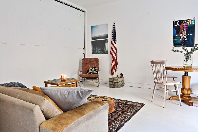 Klein maar ruimtelijk vintage appartement