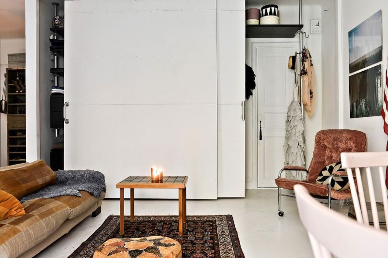 Klein maar ruimtelijk vintage appartement