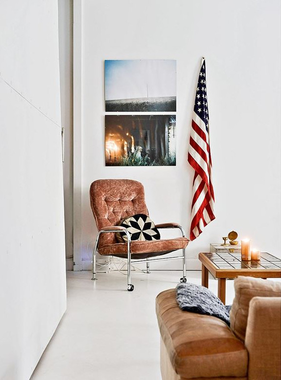 Klein maar ruimtelijk vintage appartement