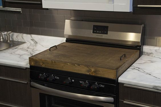 Extra werkruimte op fornuis