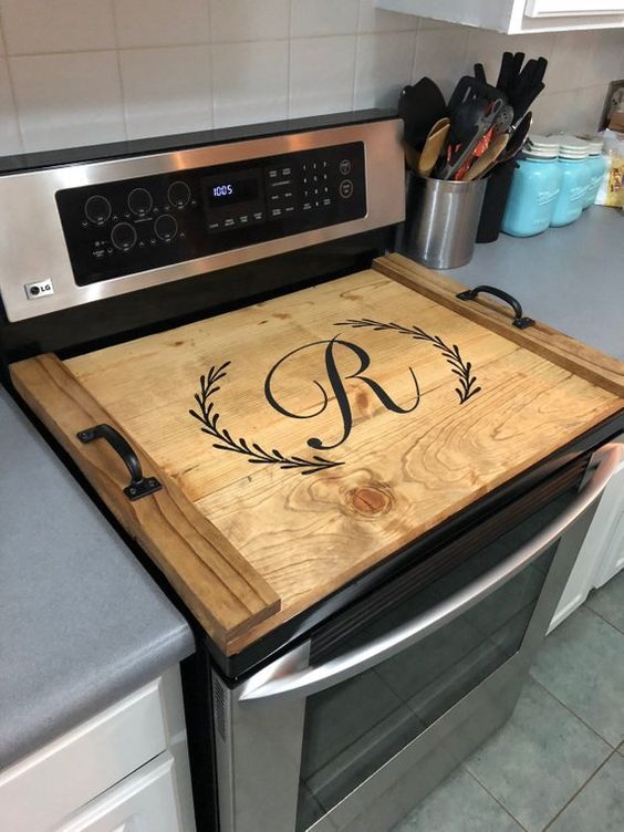 Extra werkruimte op fornuis