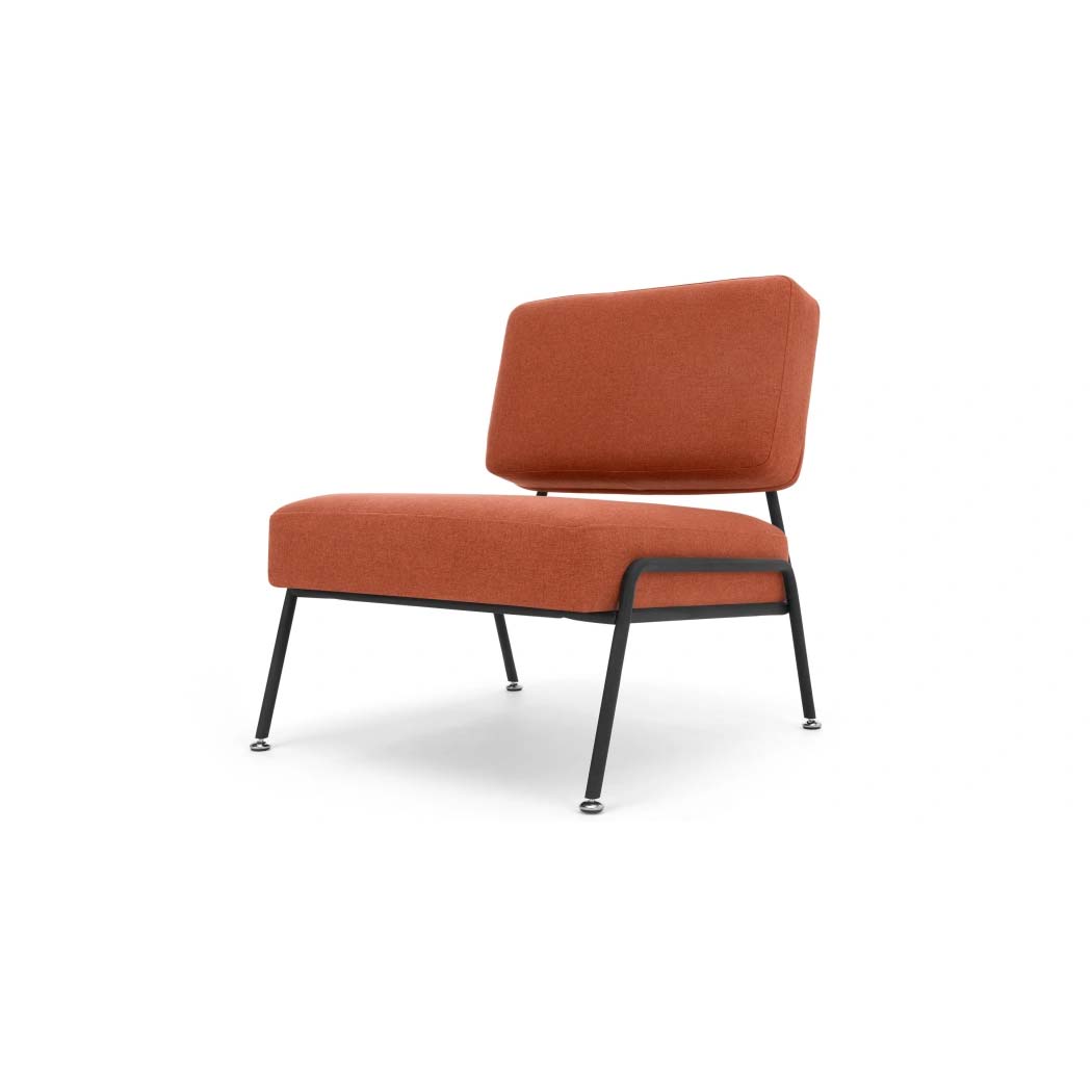 knox terracotta lounge chair