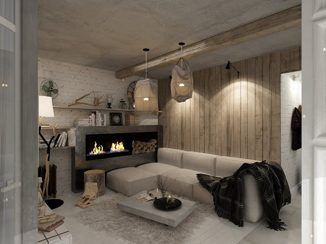 Knusse sfeervolle woonkamer