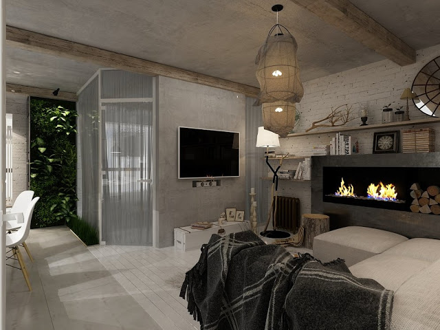 Knusse sfeervolle woonkamer