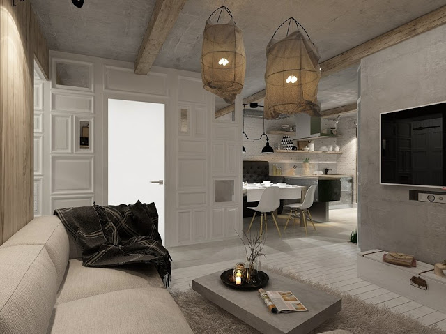 Knusse sfeervolle woonkamer