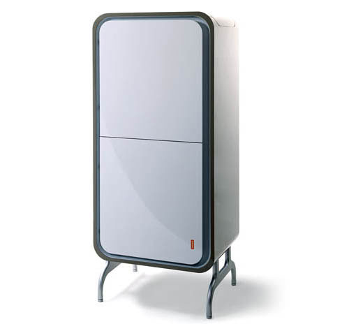 Moderne koelkast vriezer combinatie door GRO design