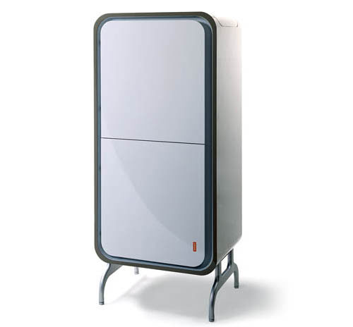 Moderne koelkast vriezer combinatie door GRO design