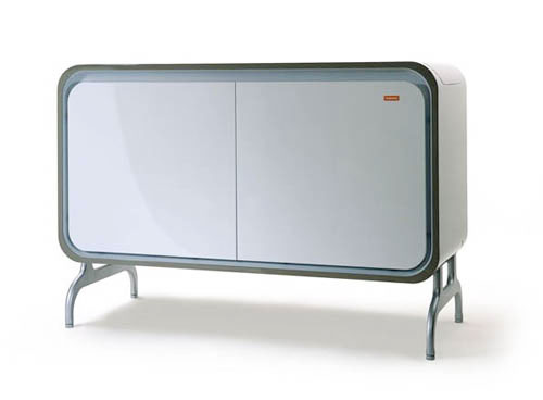 Moderne koelkast vriezer combinatie door GRO design