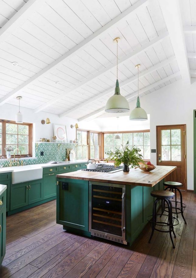landelijke smaragdgroene keuken landelijke smaragdgroene keuken