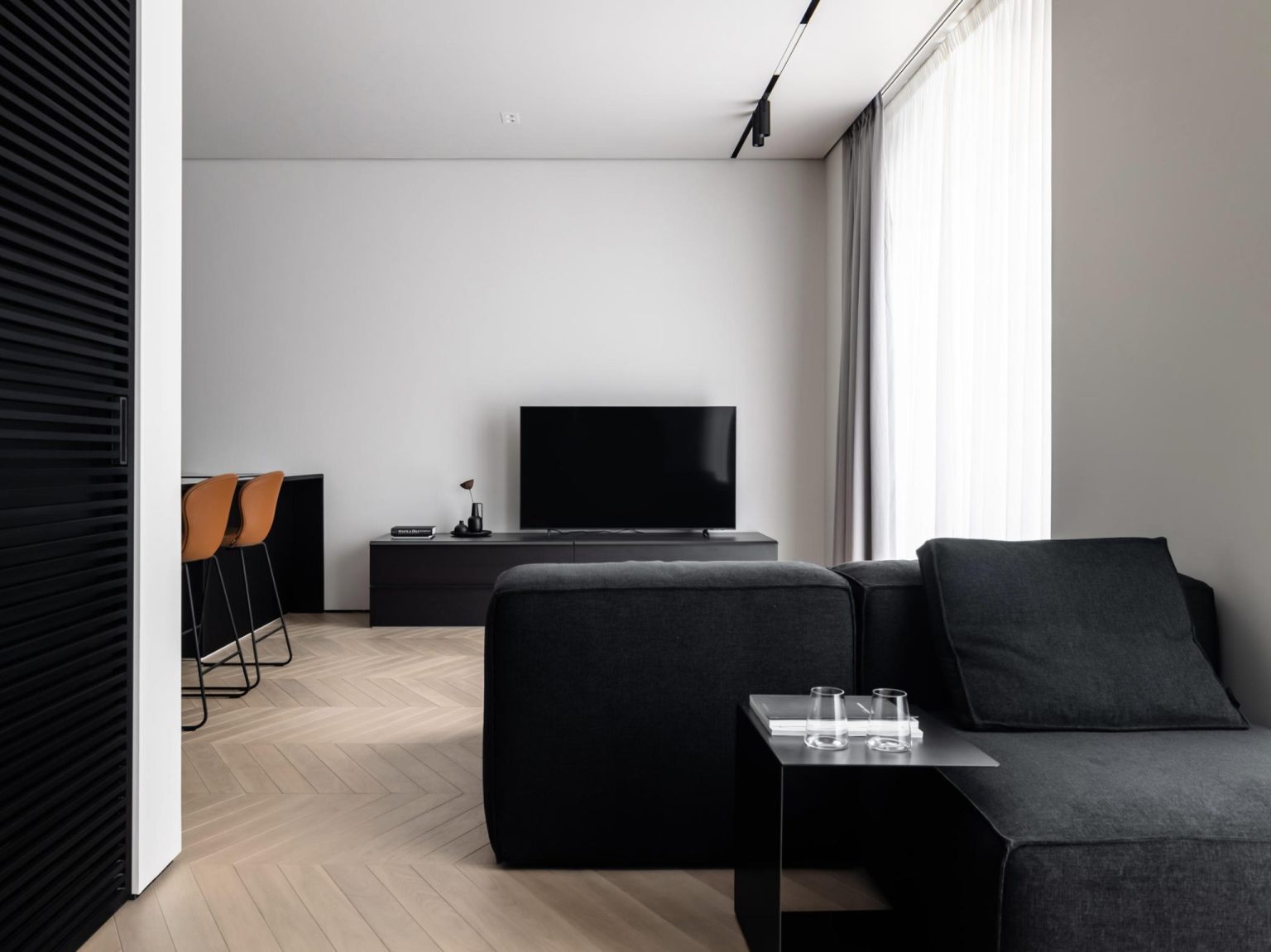 Een strak en modern appartement van 65m2, met open indeling en ...