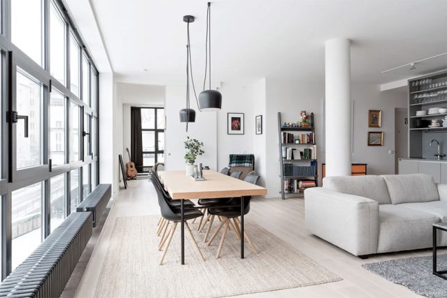 living inspiratie flos aim hanglampen boven eettafel living inspiratie flos aim hanglampen boven eettafel