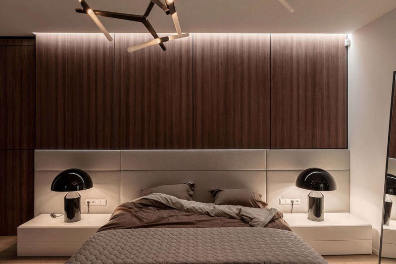 luxe slaapkamer inrichten op maat gemaakt hoofdbord