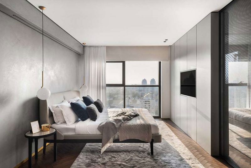 luxe slaapkamer inrichten tv in de muur luxe slaapkamer inrichten tv in de muur
