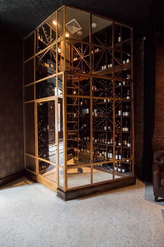 Luxe wijnkelder