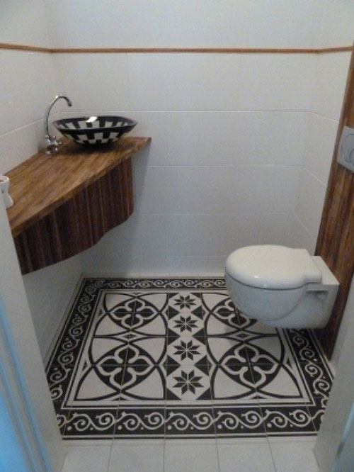 marokkaanse tegels toilet vloer