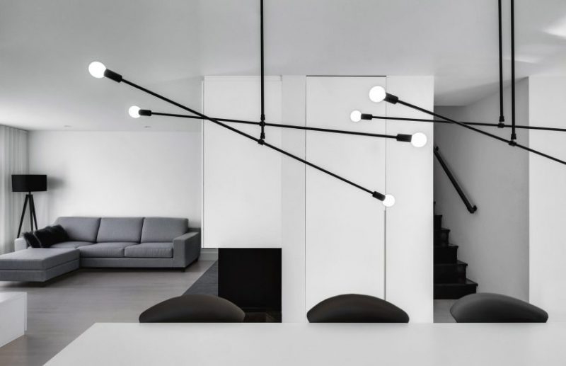 minimalistisch interieur eengezinswoning