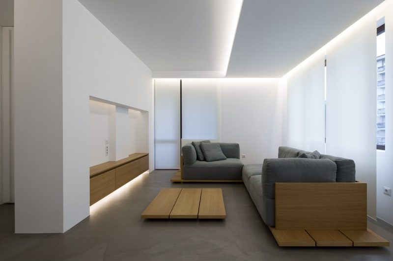 Minimalistisch strak appartement door interieurarchitect Elia Nedkov