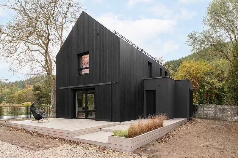 minimalistische schuurwoning architect zwarte gevel minimalistische schuurwoning architect zwarte gevel