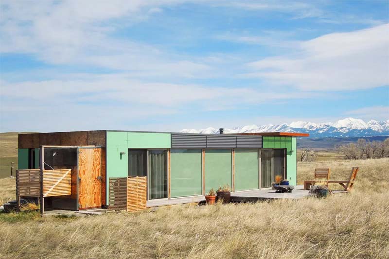 mintgroene containerwoning mintgroene containerwoning