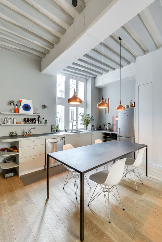 Modern klein appartement in Parijs