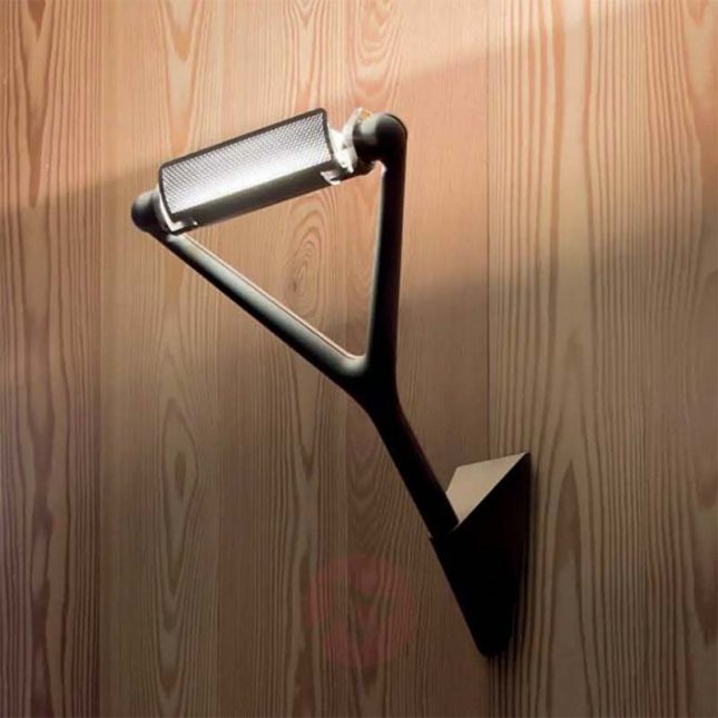 Moderne zwarte wandlamp Moderne zwarte wandlamp