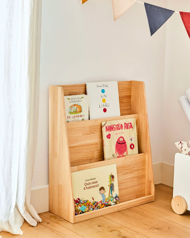 montessori kinderkamer inrichten kave home boekenkast
