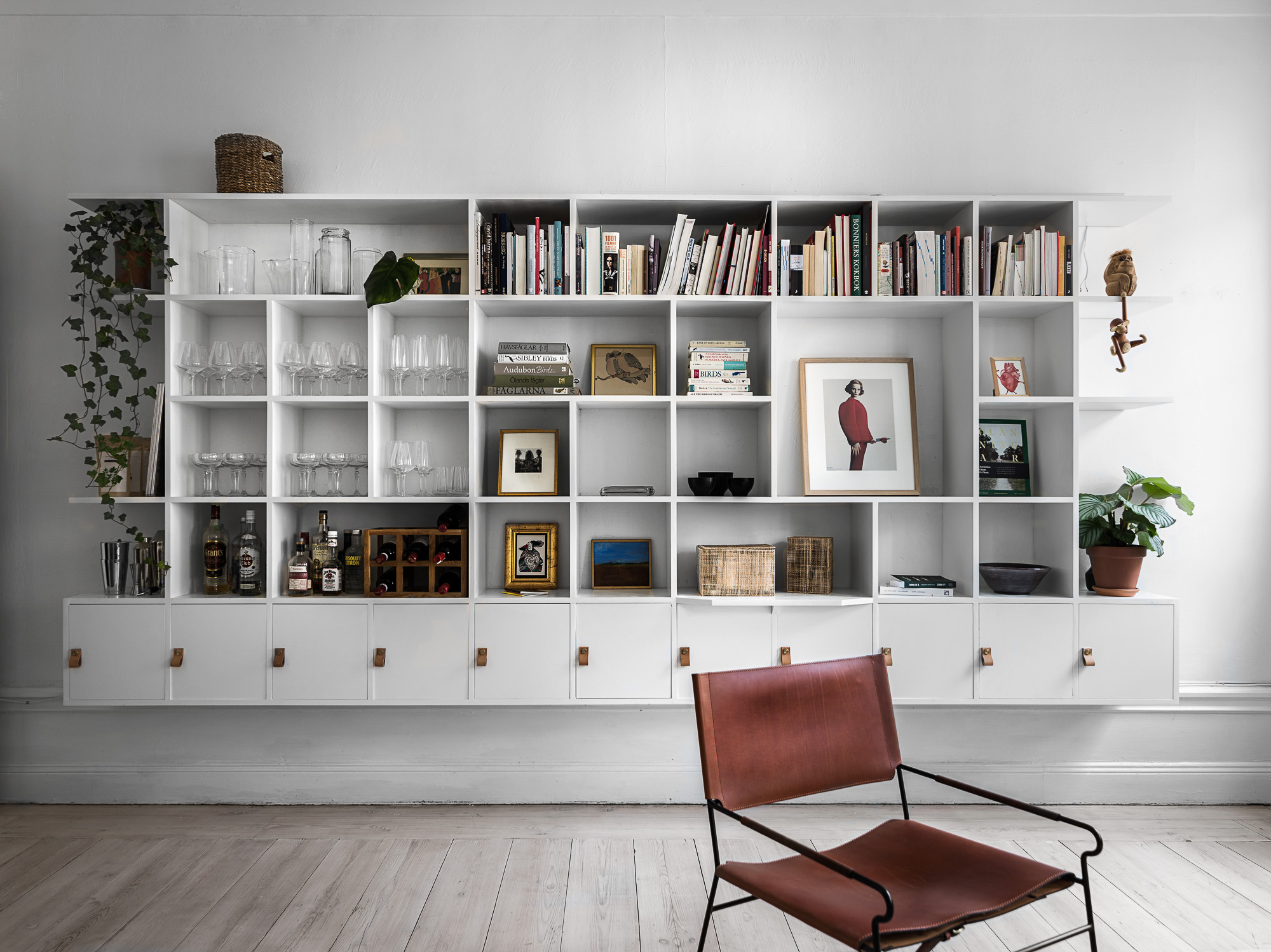 Mooie woonkamer van een klein appartement van 44m2