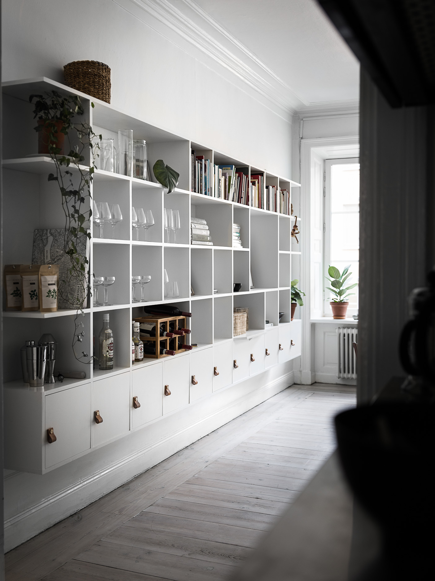 Mooie woonkamer van een klein appartement van 44m2