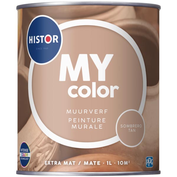 Histor MY color Muurverf Extra Mat - Sombrero Tan - €18,20