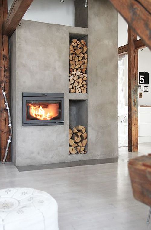 open haard gestuukte muur open haard gestuukte muur