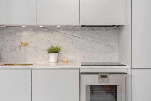 Perfecte woonkamer van een klein appartement