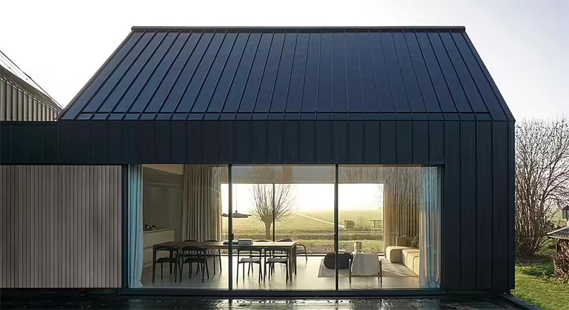 prefab schuurwoning houtskeletbouw zink houten bekleding prefab schuurwoning houtskeletbouw zink houten bekleding