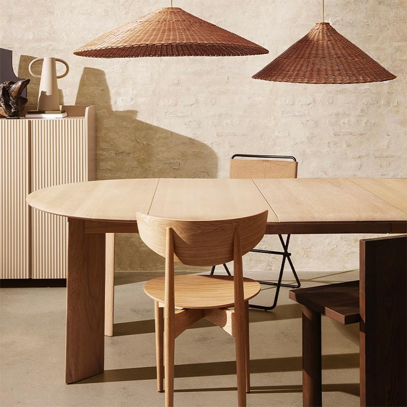 scandinavische eetkamerstoelen Ferm Living Herman Stoel Hout scandinavische eetkamerstoelen Ferm Living Herman Stoel Hout
