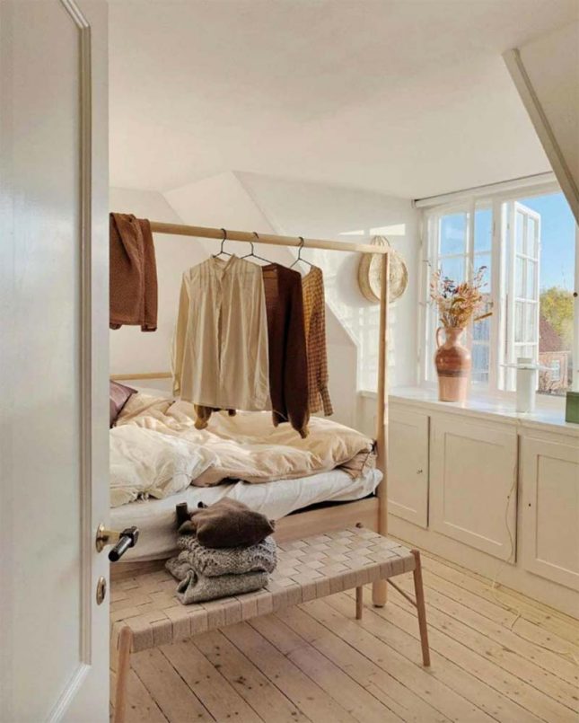 scandinavische slaapkamer zolder neutrale kleuren scandinavische slaapkamer zolder neutrale kleuren