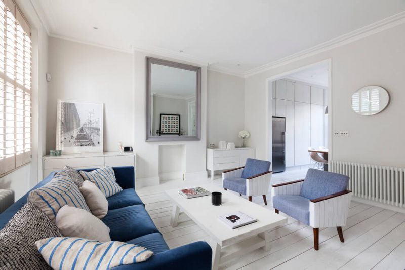 Scandinavische woonkamer uit Londen