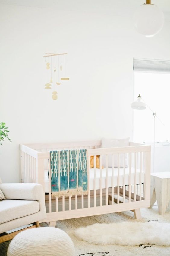 Schapenvacht in de kinderkamer Schapenvacht in de kinderkamer