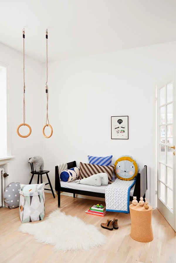 Schapenvacht in de kinderkamer Schapenvacht in de kinderkamer