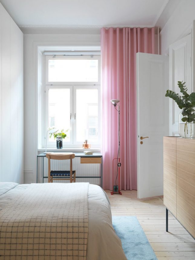 De slaapkamer van Zweeds ontwerpduo Johan & Johanna