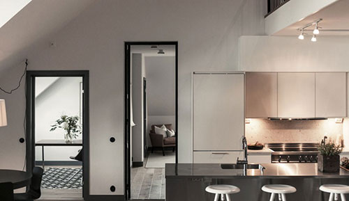 Stoere sfeervolle woonkamer