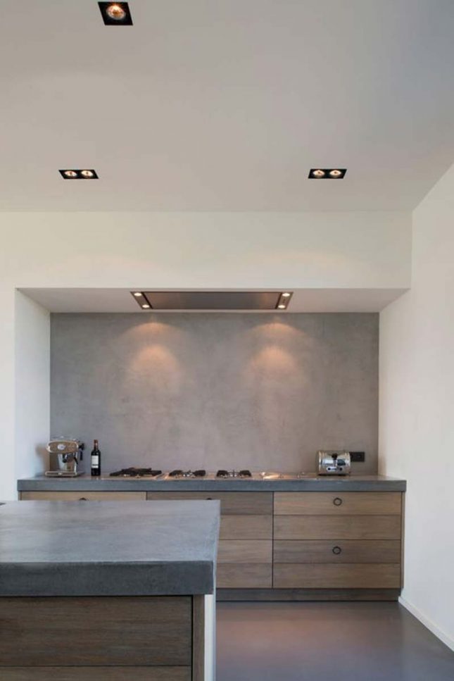 tadelakt keuken achterwand houten keuken