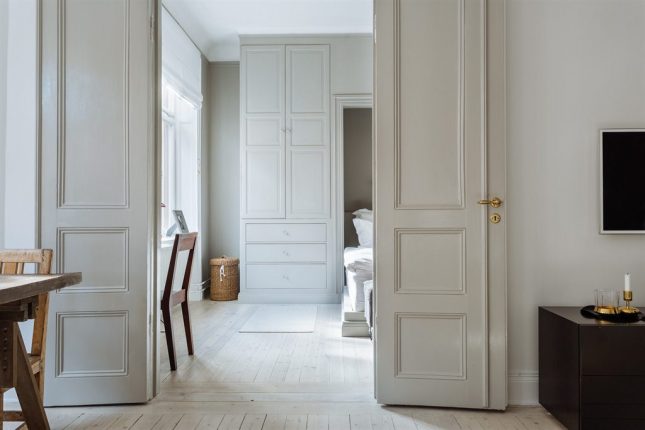 Taupe in een Scandinavisch interieur Taupe in een Scandinavisch interieur