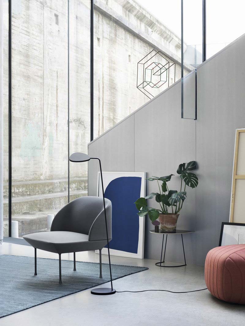 tweedehands design meubelen muuto oslo lounge chair