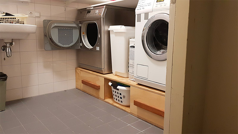 underlayment wasmachine verhoger