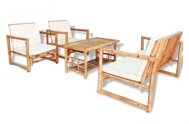 vidaxl tuinset bamboe vidaxl tuinset bamboe